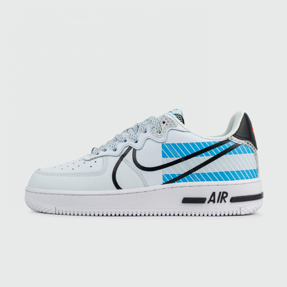 кроссовки Nike Air Force 1 React Grey White CT3316-001
