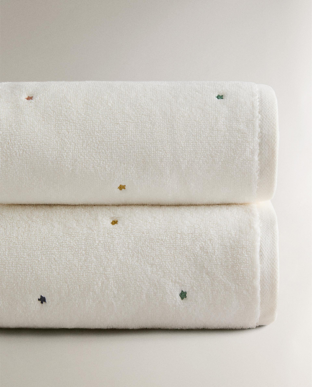 Zara Home Полотенце для лица и рук из хлопка, z amana biel · 1602/013