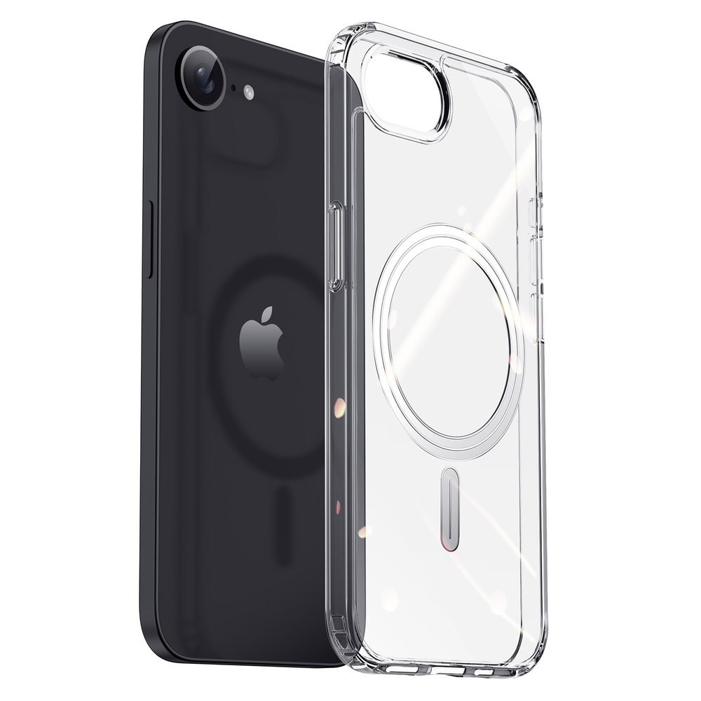 Усиленный прозрачный чехол с MagSafe от Dux Ducis для iPhone 16e, серия Clin Mag Series Case