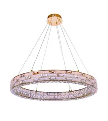 6014E/80W GOLD+CLEAR (1) Люстра NW