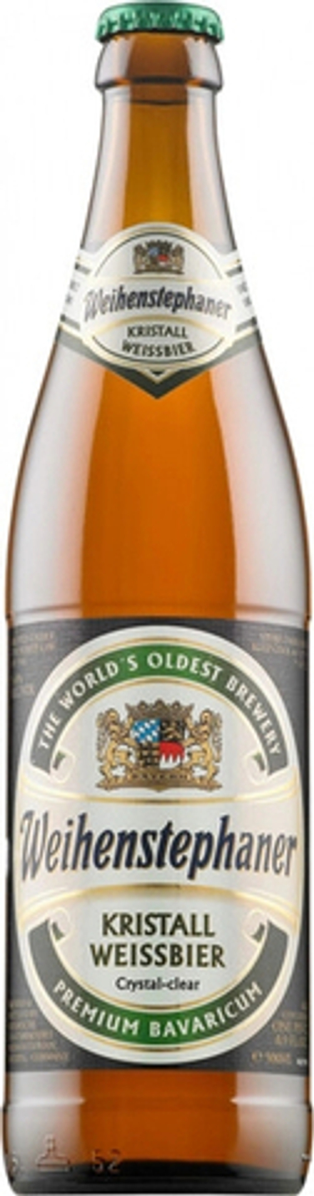 Пиво Вайнштефанер Кристалл Вайссбир / Weihenstephaner Kristall Weissbier 0.5 - стекло