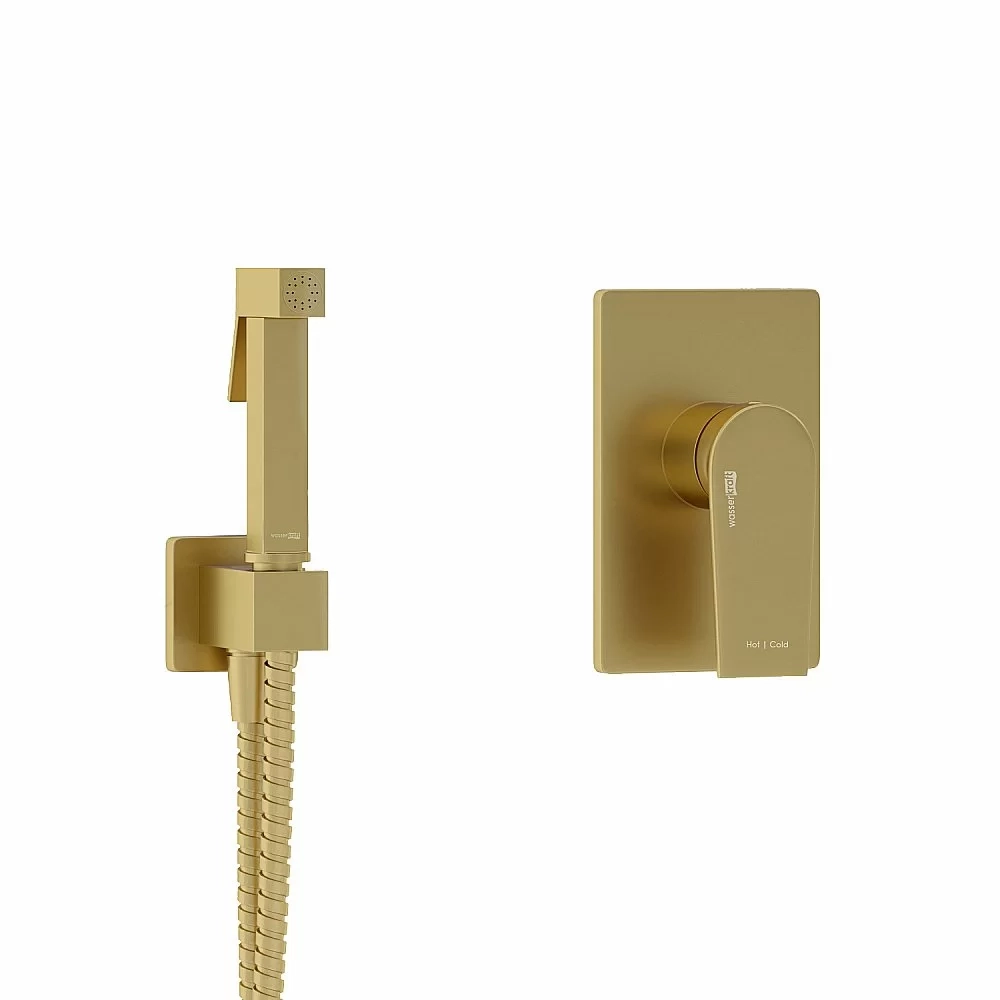 Гигиенический душ WasserKRAFT Aisch 5500 A5551.184.237.213 золото матовое