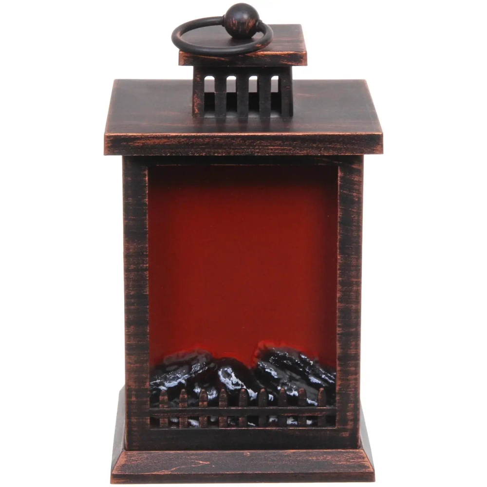 Сувенир с подсветкой «КАМИН - Вечер тепла» 15*12*26 см (питание от USB и батареек)