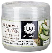 Гель для тела U&amp;I Aloe Vera Rice Milk с рисовым молочком, 180 г