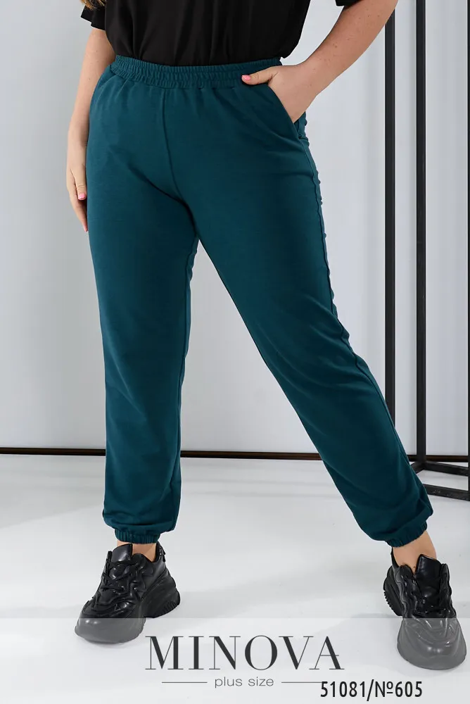 Штаны 605-зеленый Minova