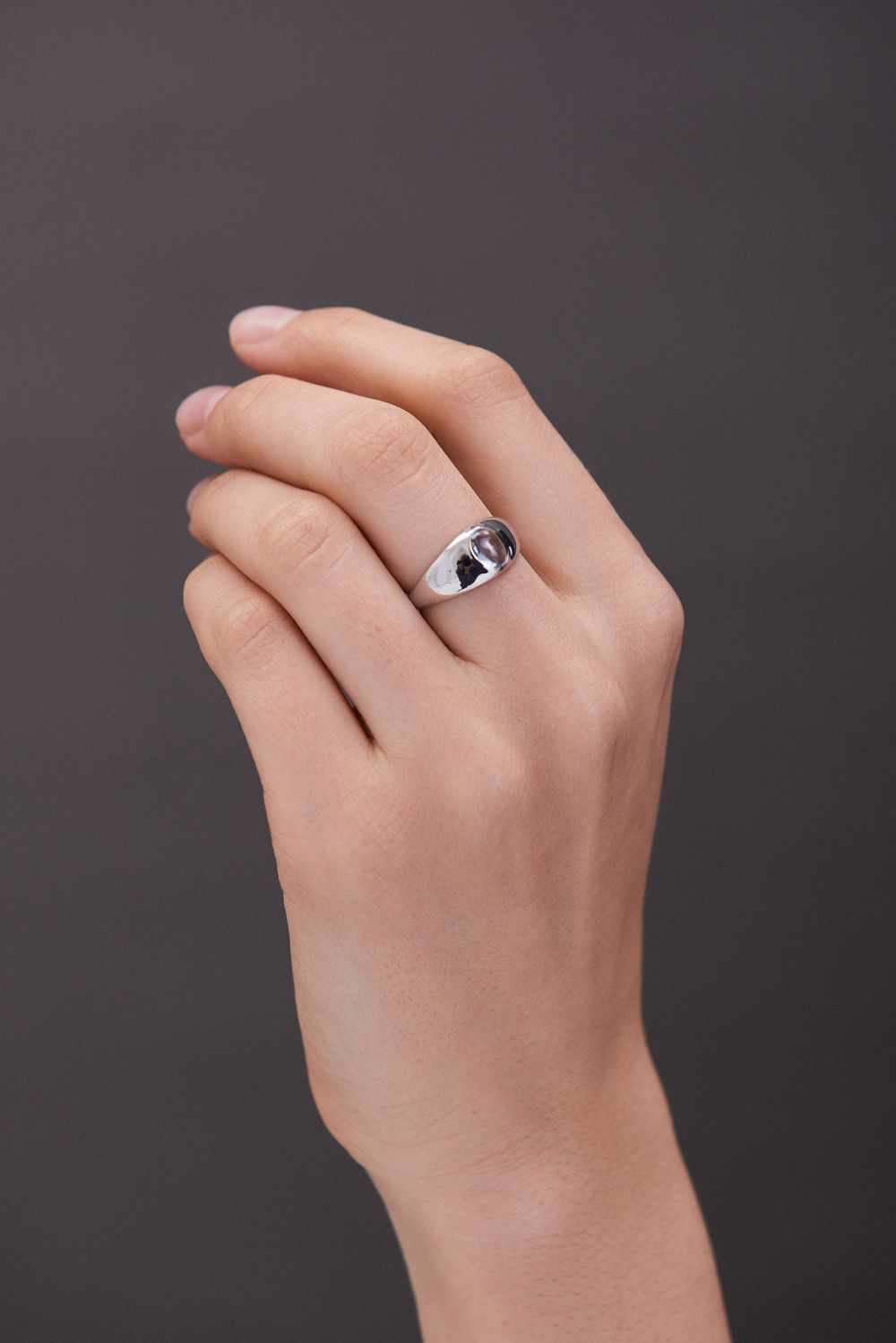 Кольцо Crystal Eye с голубым топазом