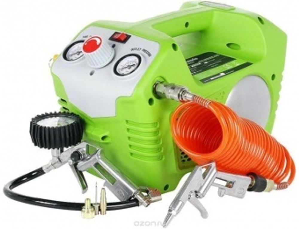 Аккумуляторный компрессор Greenworks G40AC, 4100802	,40v, без АКБ и ЗУ