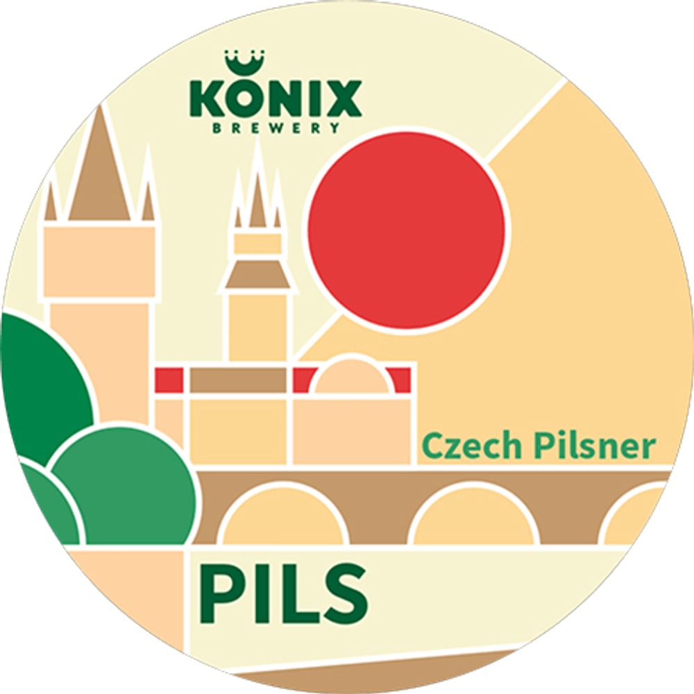 Пиво Коникс Чешский Пилснер / Konix Czech Pilsner 30л - кег