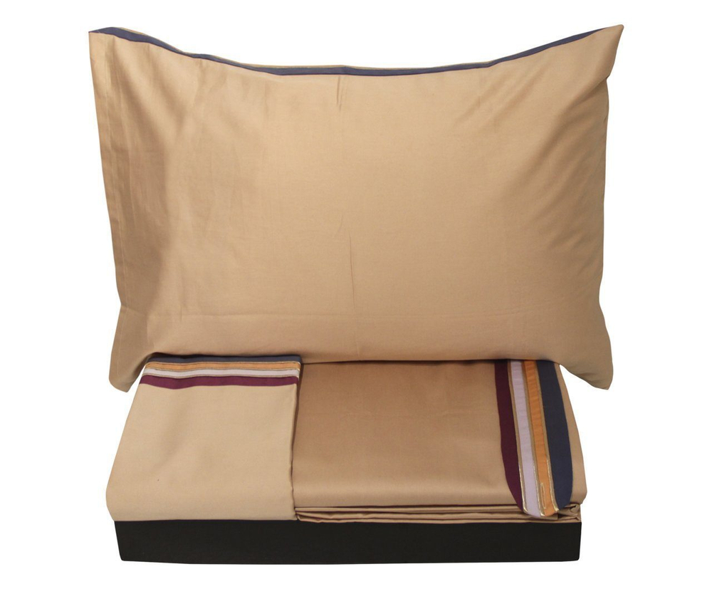 Постельное белье 2 спальное Cesare Paciotti Regimental бежевое