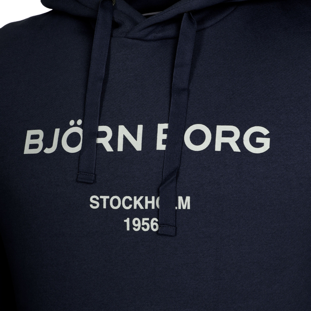Мужская кофта теннисная Björn Borg Borg Hoody Men - Dark Blue