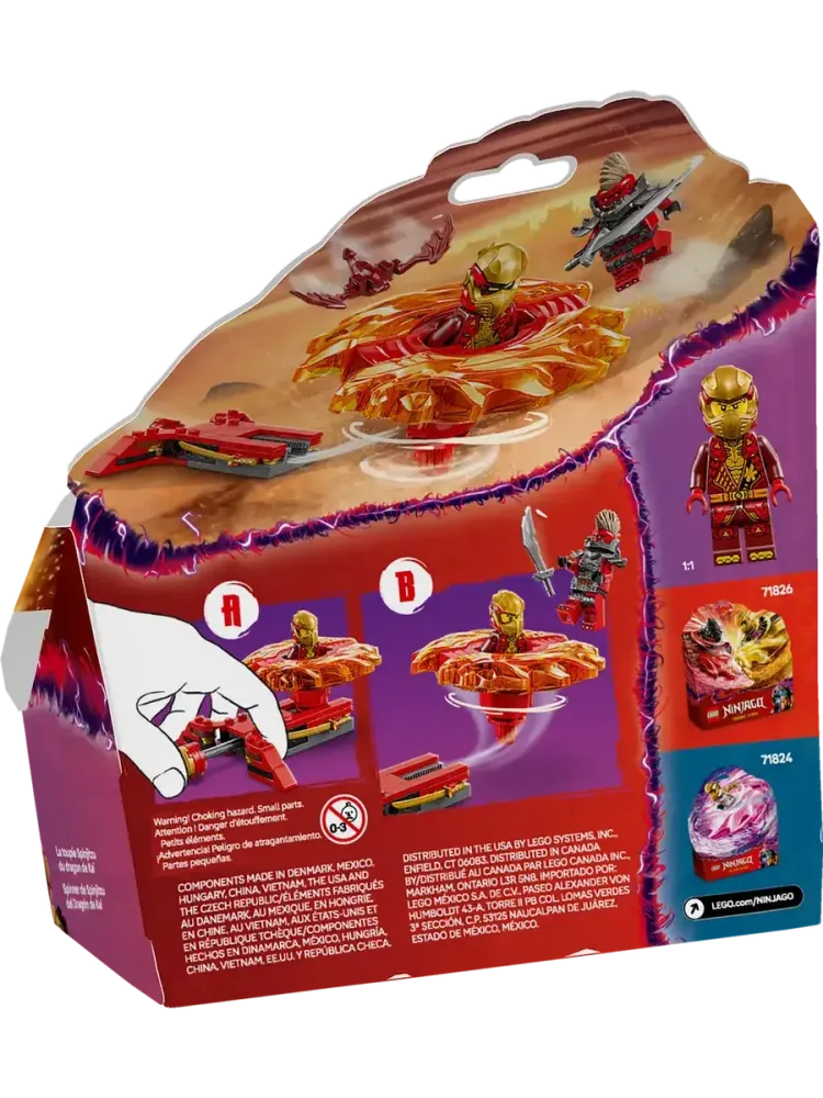 Конструктор Ninjago 71823 Спиннер Драконьего Кружитцу Кая