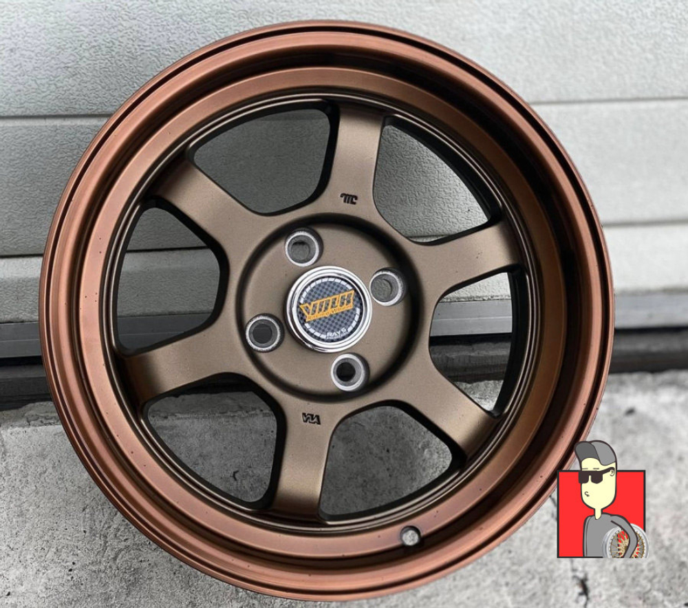 Комплект дисков Rays Volk Racing TE 37V 15x7 et25 4x100