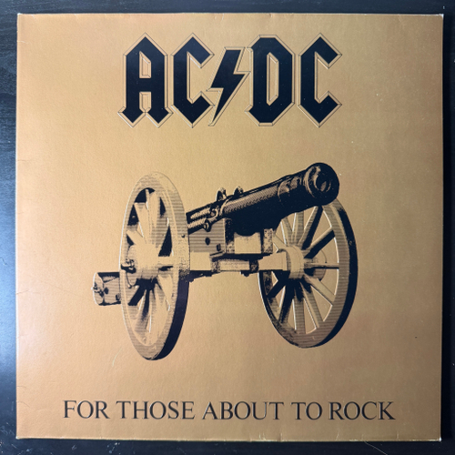 AC/DC ‎– For Those About To Rock (Скандинавия 1981г.)