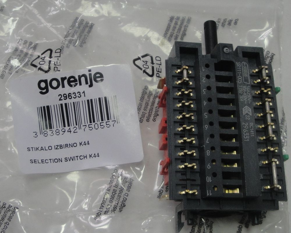 Переключатель режимов духовки Gorenje (Горенье) - 296331, 599150, 691345, 617743