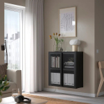 Шкаф - IKEA IVAR/ИВАР ИКЕА, 83х30х80 см, черный