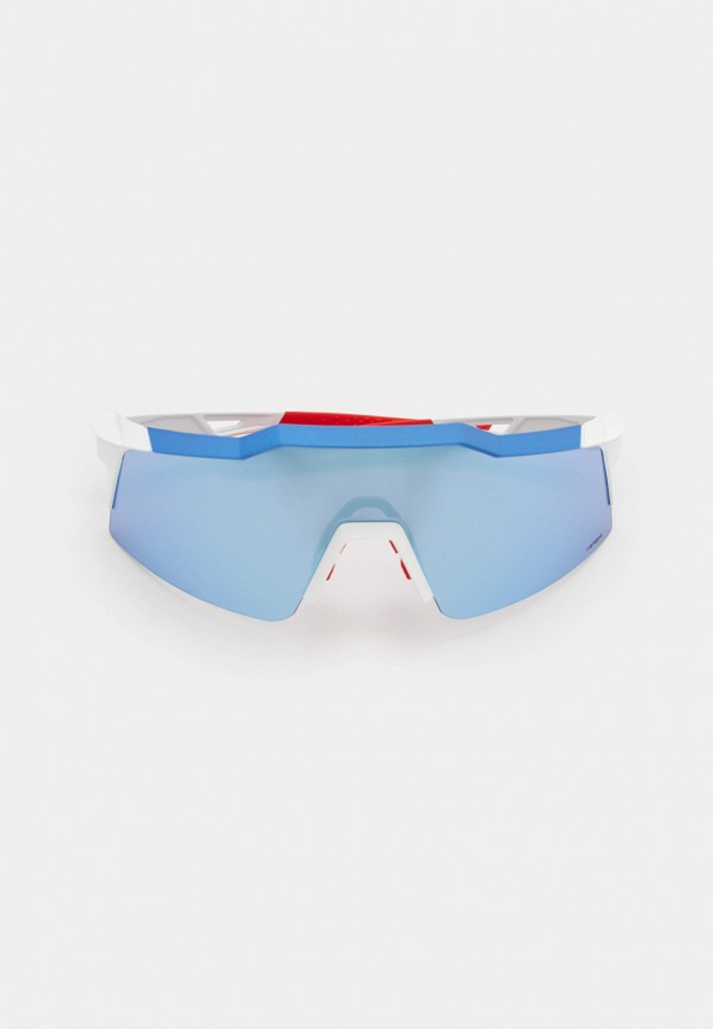 Спортивные очки 100% Speedcraft SL / Total Energies Team Matte White/ / Metallic HiPER Blue ML Mirror Lens