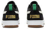 PUMA REBOUND V6 Low 75 Years fabric non-slip low-top sneakers for men and women in the same style black and white