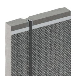 Теневой профиль разделительный анодированный титановый, 3000x7x7,5 мм