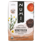 Numi Tea, Organic Herbal Teasan, ханибуш, без кофеина, 18 чайных пакетиков без ГМО, 43,2 г (1,52 унции)