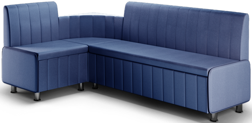 Кухонный уголок со спальным местом Каприччио 022 кожзам denim дерево