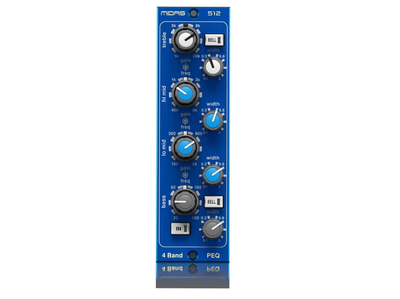 MIDAS PARAMETRIC EQUALISER 512 V2 - параметрический четырехполосный эквалайзер