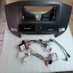 Магнитола для Mitsubishi Pajero 4 2006-2021 (тип 2) - Carmedia KP-M1207-3-FW монитор 12.5" в стиле LEXUS на Android 12, TS10, CarPlay, 4G SIM-слот