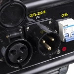 HUTER DY8000LXA бензиновый генератор 64/1/30