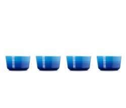 Le Creuset Набор из 4 форм для выпечки 100мл лазурный