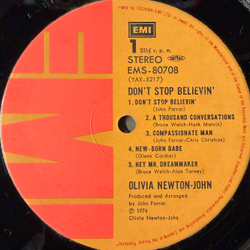 Виниловая пластинка Olivia Newton-John – Don't Stop Believin LP
