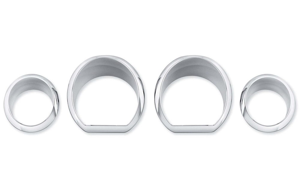 61400451 Ободки приборной панели (4 шт.) Хром. FLH 14-19 -50%