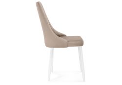 Стул на металлокаркасе Кора бежевый / белый