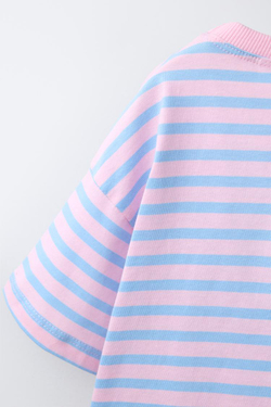 ZARA ФУТБОЛКА В ПОЛОСКУ С ПРИНТОМ «МИККИ И МИННИ МАУС» © DISNEY, ПОЛОСКИ