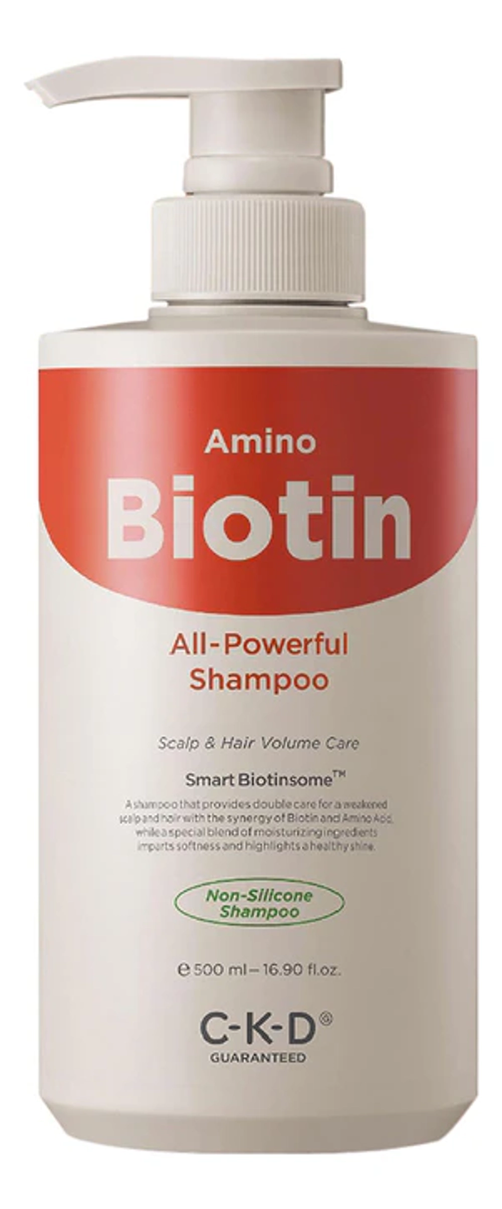 Шампунь для волос против выпадения с биотином CKD Amino Biotin All-Powerful Shampoo 500 мл
