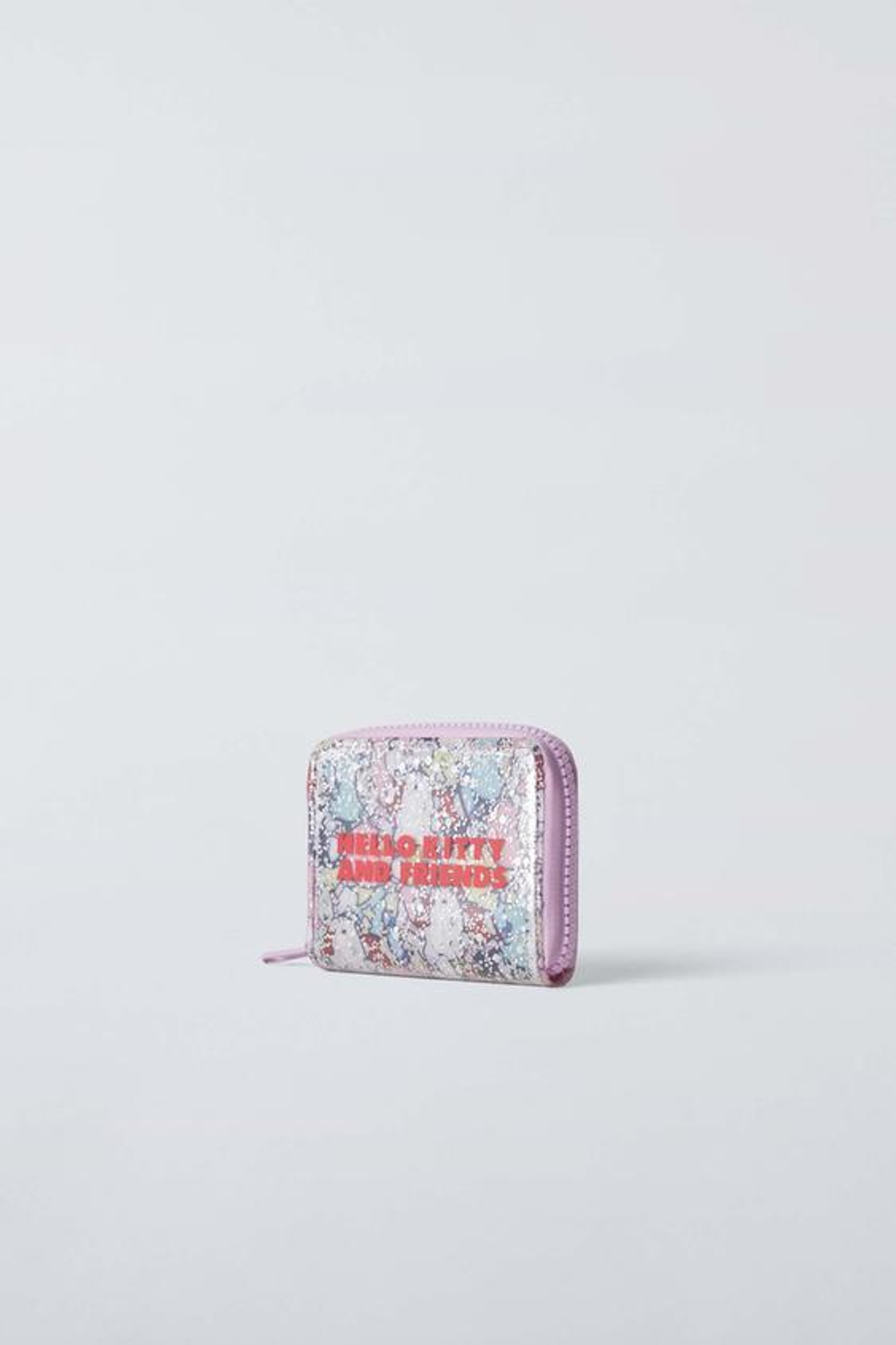 ZARA ВИНИЛОВЫЙ КОШЕЛЕК HELLO KITTY AND FRIENDS ©, ЭКРЮ