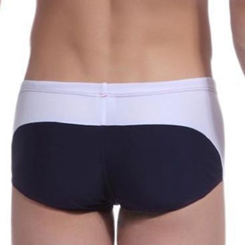 Мужские плавки хипсы синие с белой вставкой Seobean Seaside Hip Boxer