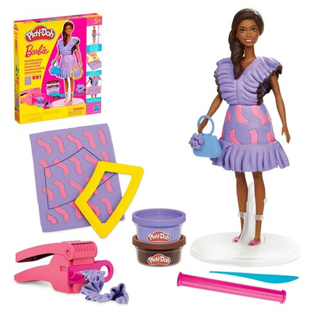Play-Doh - Ciastolina BARBIE FASHIONISTA оборки + кукла G1359