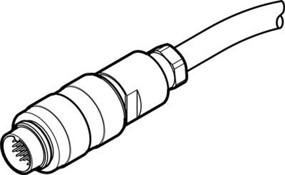 NEBS-SM16G24-K-10-N-LE24 Соединительный кабель
