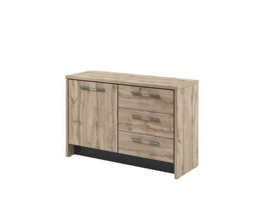 Тумба с дверью и 3 ящиками 1494х520х970 T-12-01