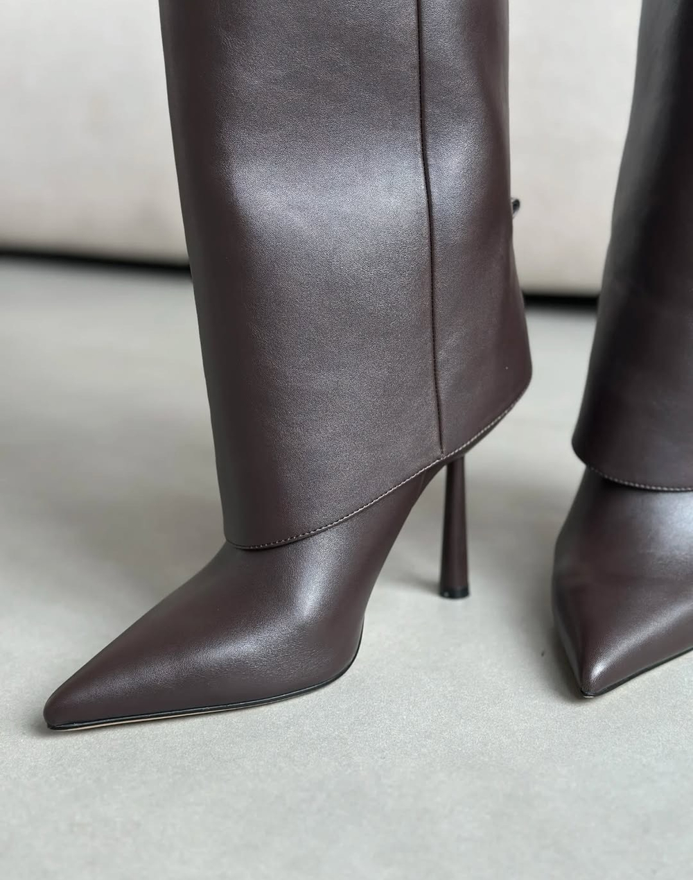 Сапоги из эко кожи