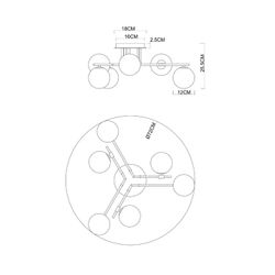 Потолочная люстра Arte Lamp