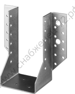 ЗУБР КБО-2.0 80х150 х 2 мм, открытое крепление балки, цинк (310186-080-150)