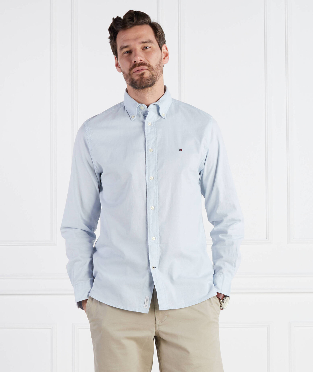Рубашка CORE 1985 FLEX OXFOR Tommy Hilfiger - голубой(MW0MW25037)