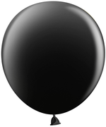 Шар (18''/46 см) Черный, пастель, 1 шт.