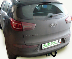 Фаркоп(прицепное) Лидер-Плюс для KIA SPORTAGE (SL) 2010-2016 / HYUNDAI IX 35 (LM) 2010-2015(паспорт и сертификат в комплекте)(без электрики)K112-A