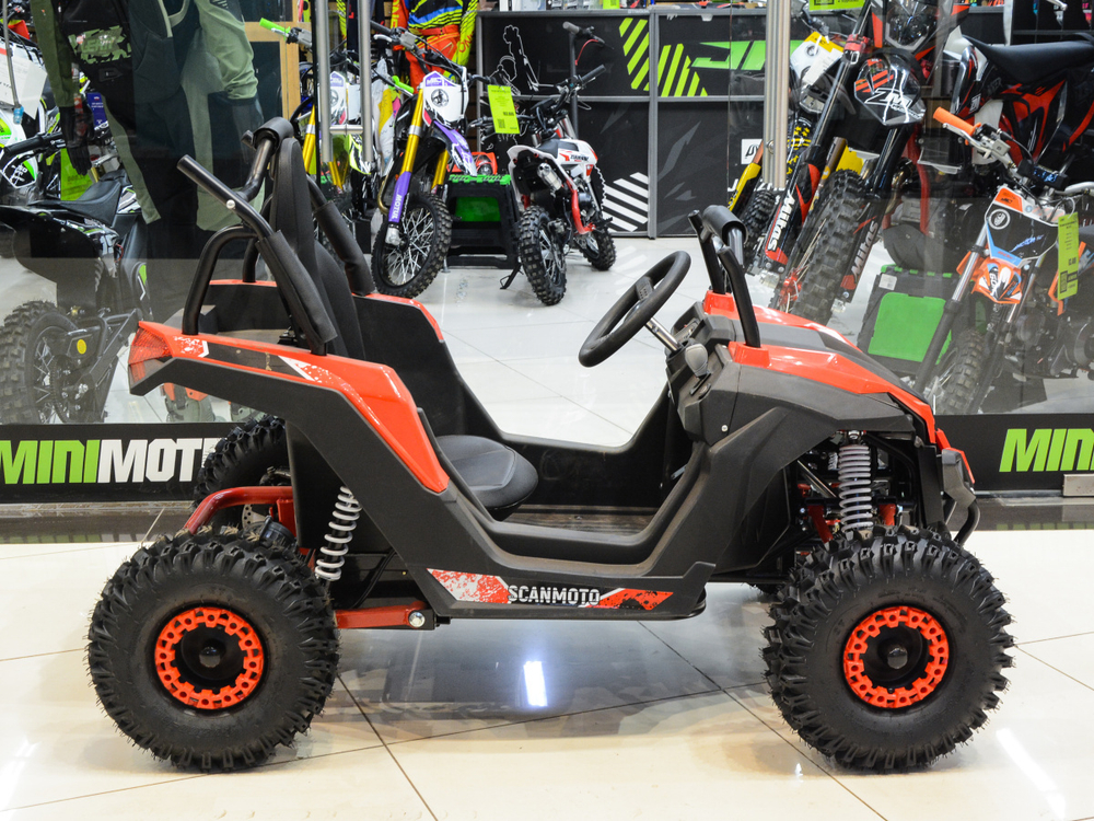 Багги SCANMOTO COBRA красный (электро)