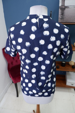 Блузка Easy GLD Glenfield в горох 44 размер