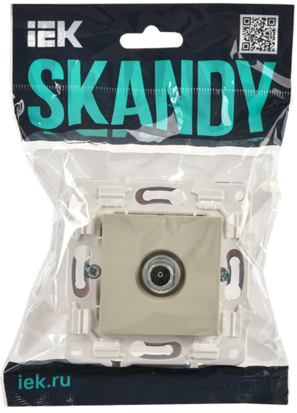 SKANDY Розетка TV оконечная SK-A12B бежевый IEK
