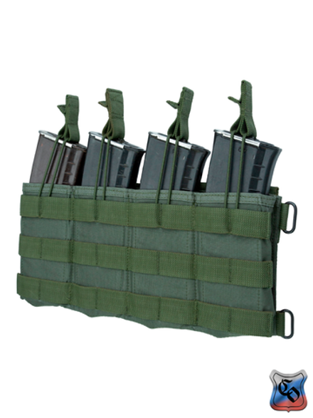 Подсумок SSO АКМ 4 MOLLE без клапана. Олива