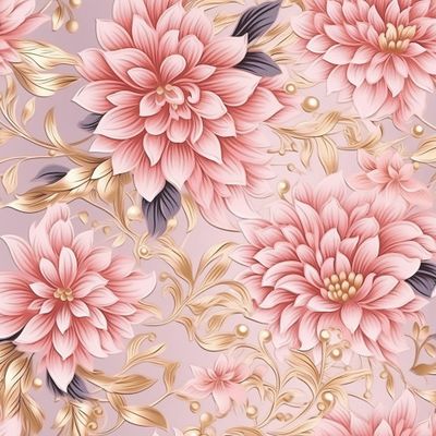 Нежные цветочный узор