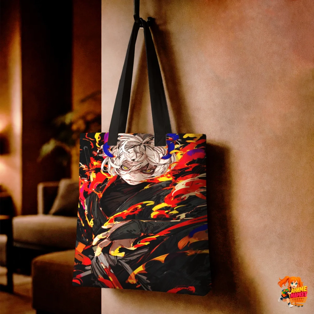 Сумка шоппер с принтом ATEEZ